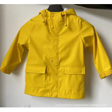 2 3 4 5 6 Year Kids Polyurethane Clothes Raincoat Girl Boy Warm Hooded Waterproof Windproof Children's Rain Jacket